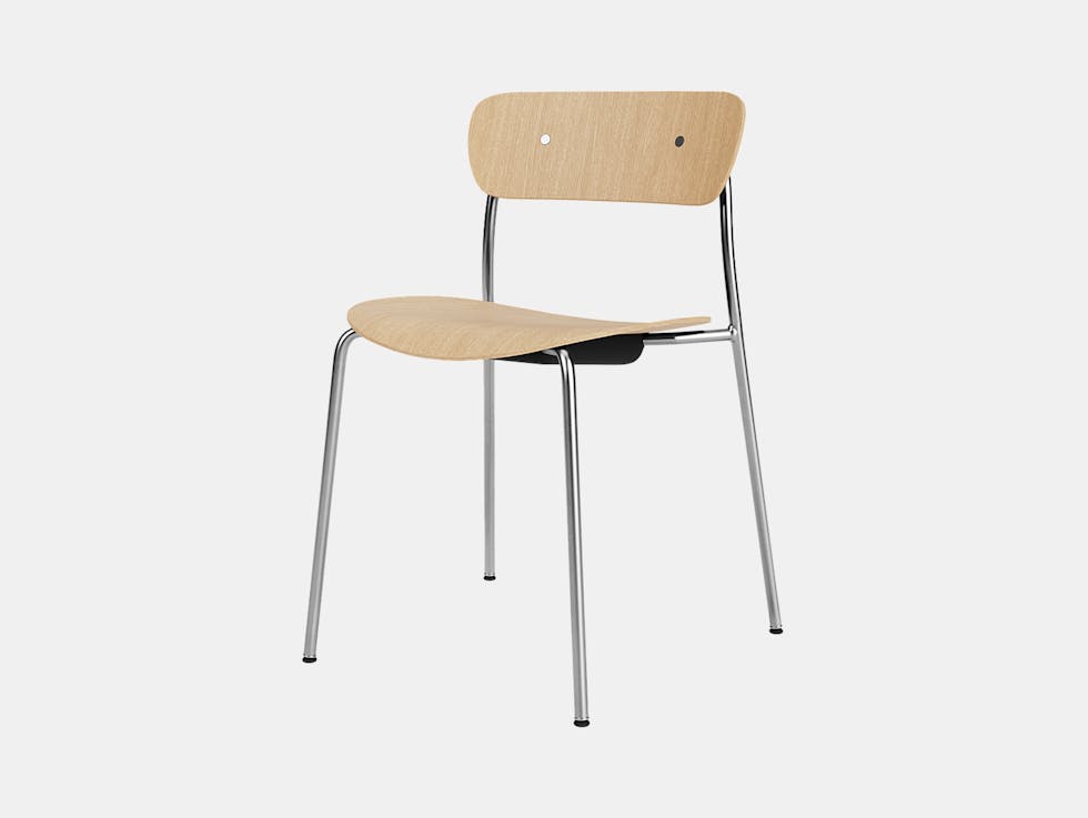 Andtradition pavilion AV1 oak chrome
