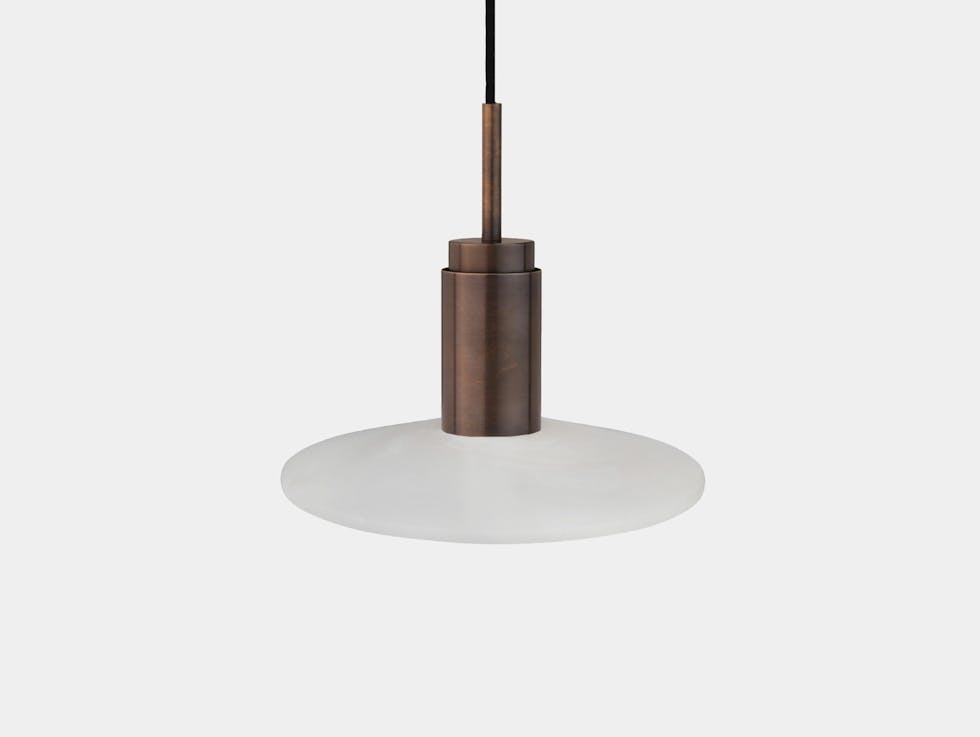Donya Onyx Solar Pendant Light, White image