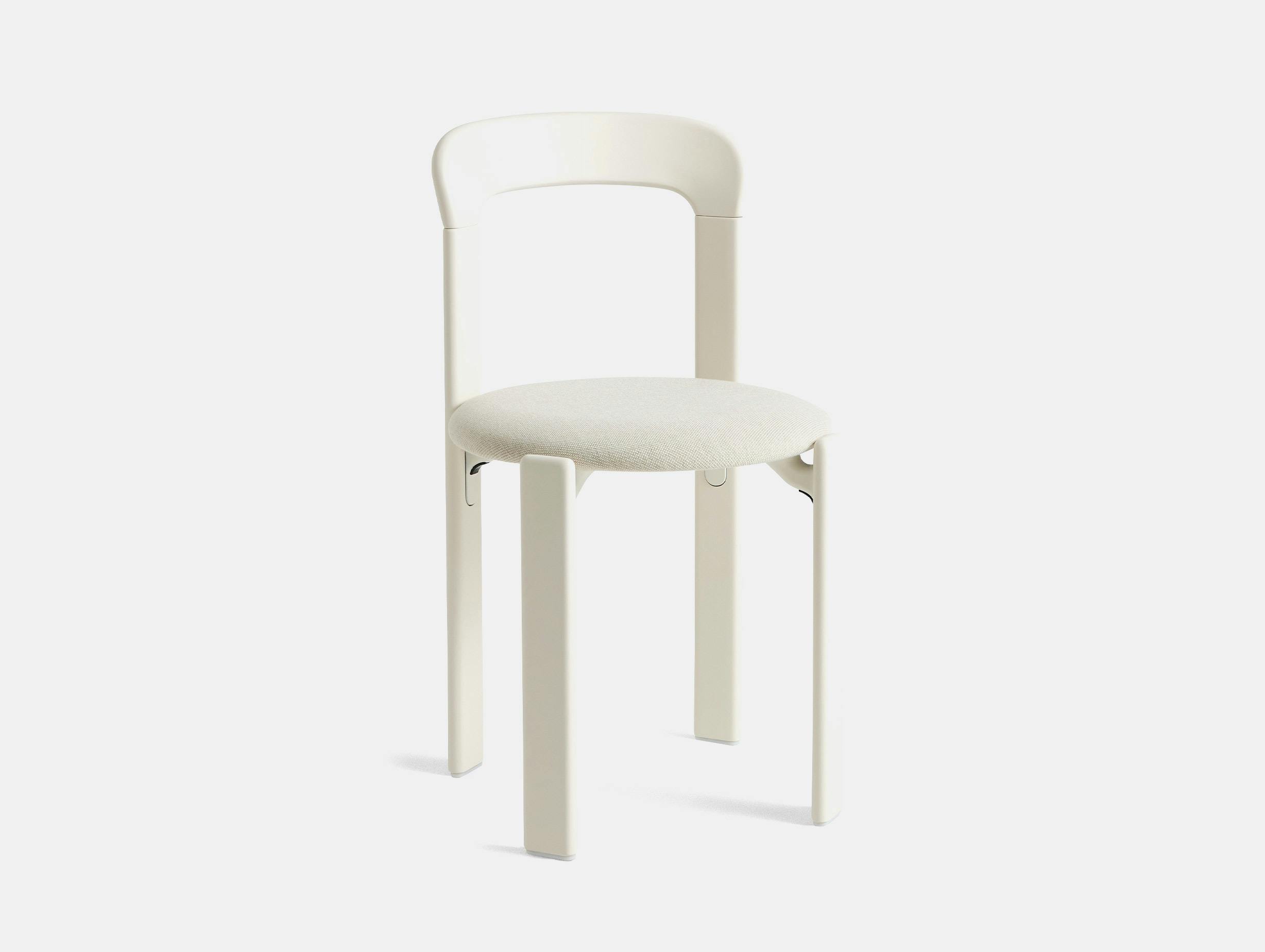 Hay bruno rey rey chair upholstered cream white mode 011