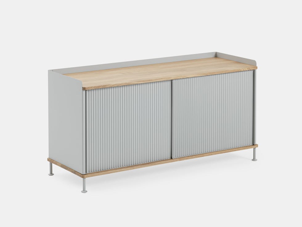 Muuto Enfold Sideboard Low Grey Oak Thomas Bentzen