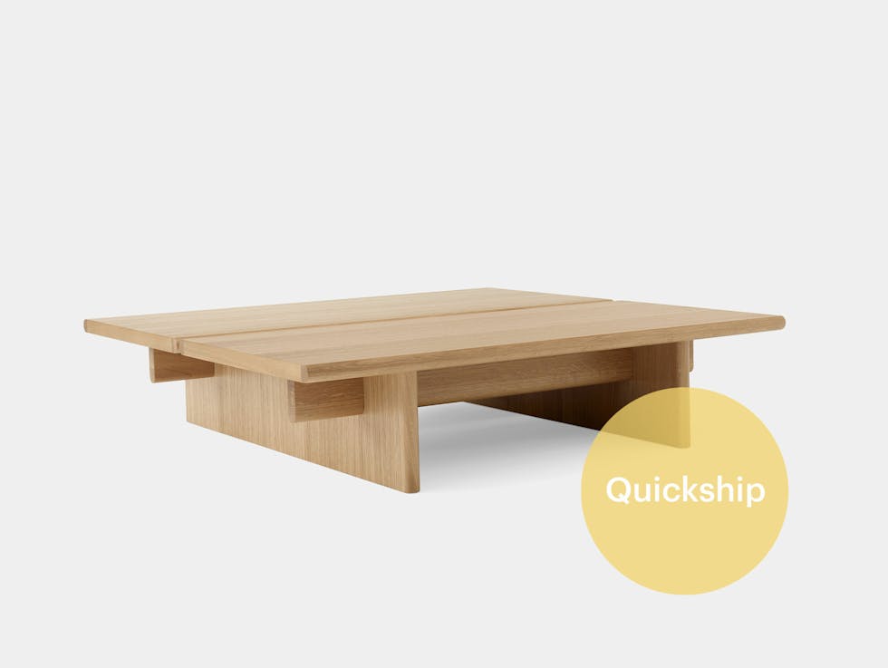 Qs andtradition oeostudio coffee table OS4 veneer oak