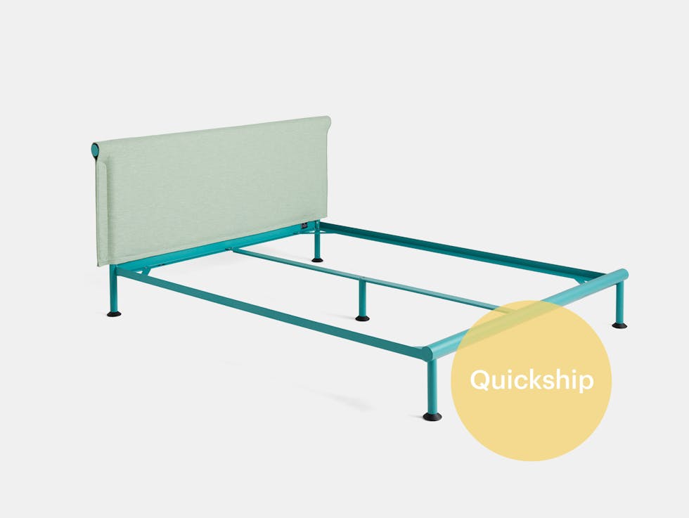 Quickship hay shane schneck tamoto bed 140 metaphor 023 mint turquoise frame