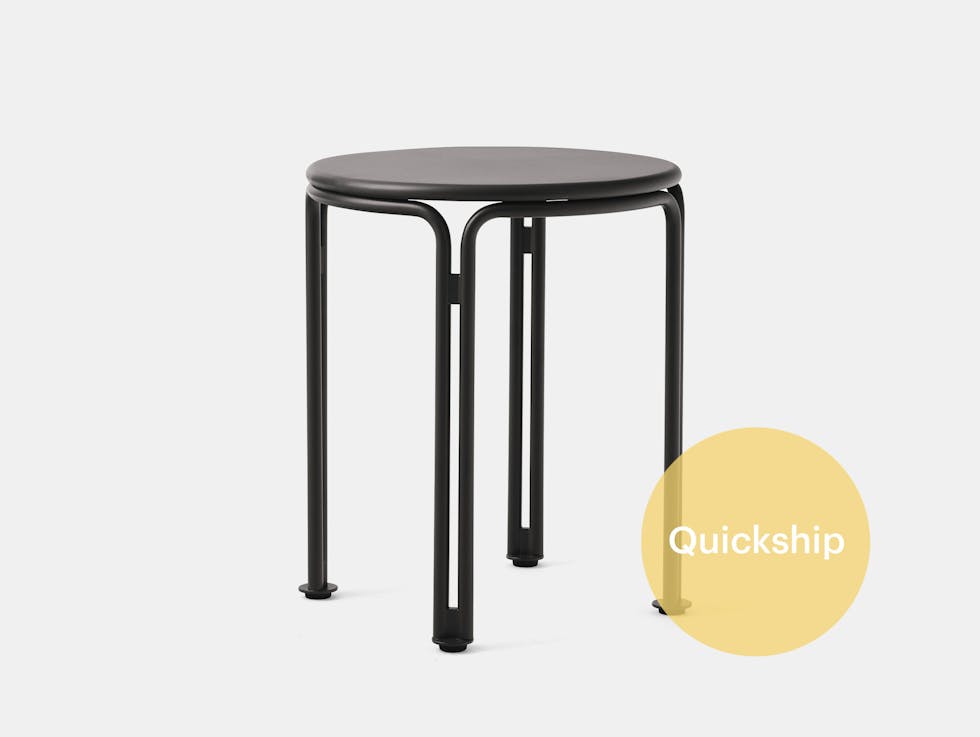 Quickship Tradition Space Copenhagen Thorvald Side Table Warm Black