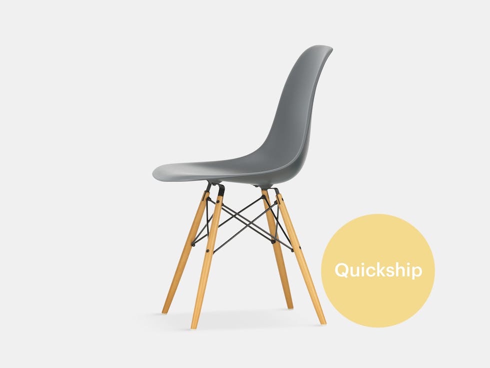 Vitra eames plastic side chair dsw qs