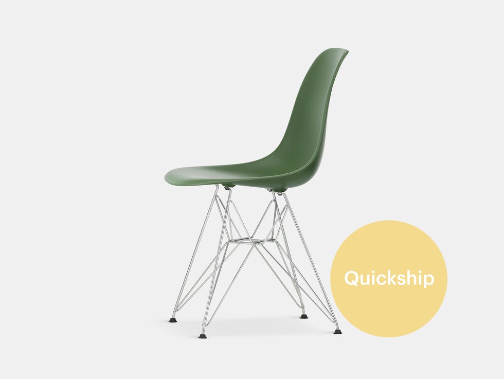 Vitra eames plastic side chair eiffel qs